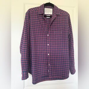 Frank & Eileen Red and Blue Plaid Button Down Shirt